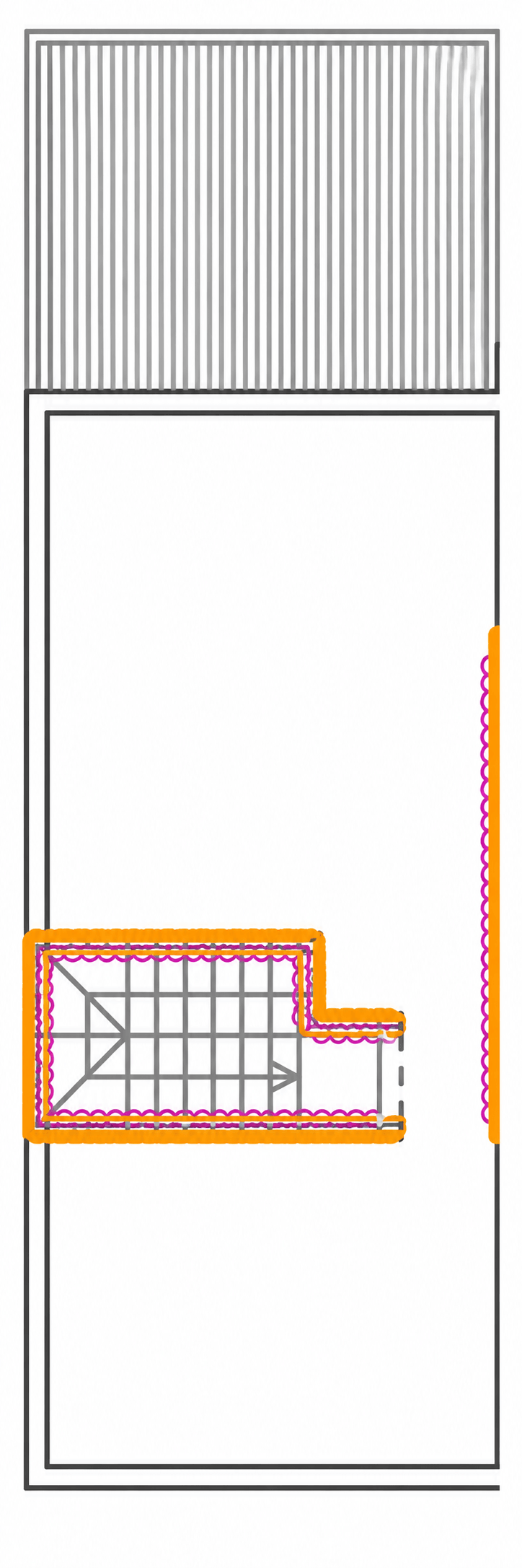 Plano Planta Cubierta - Vivienda A
