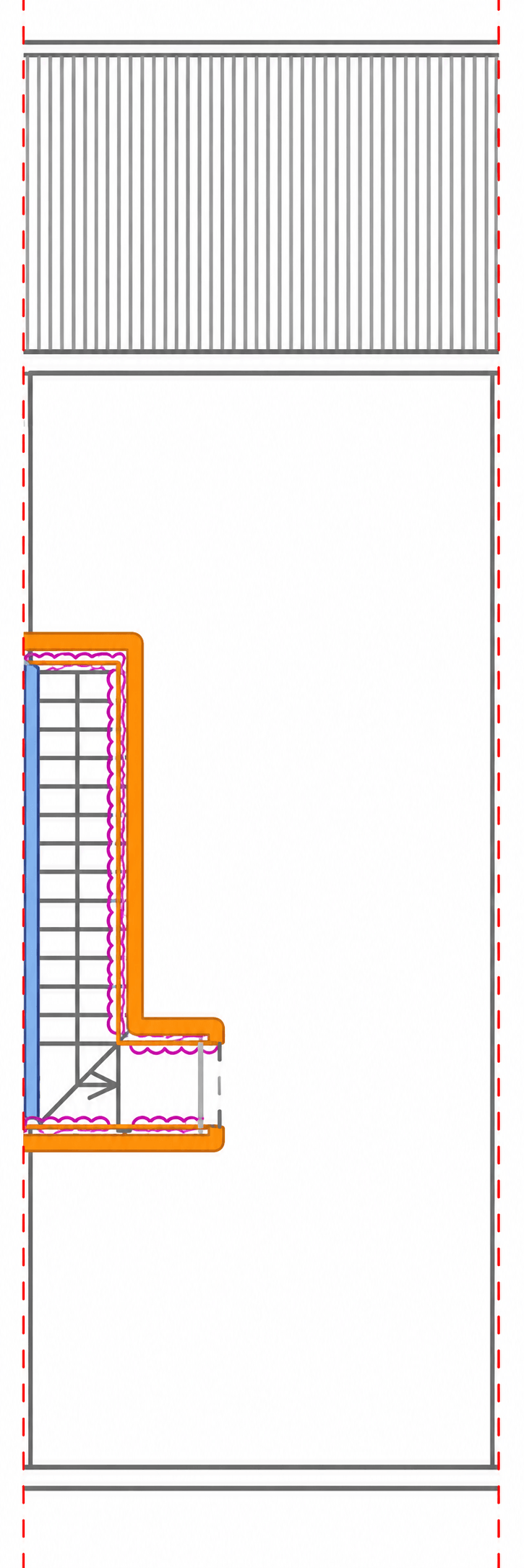 Plano Planta Cubierta - Vivienda B
