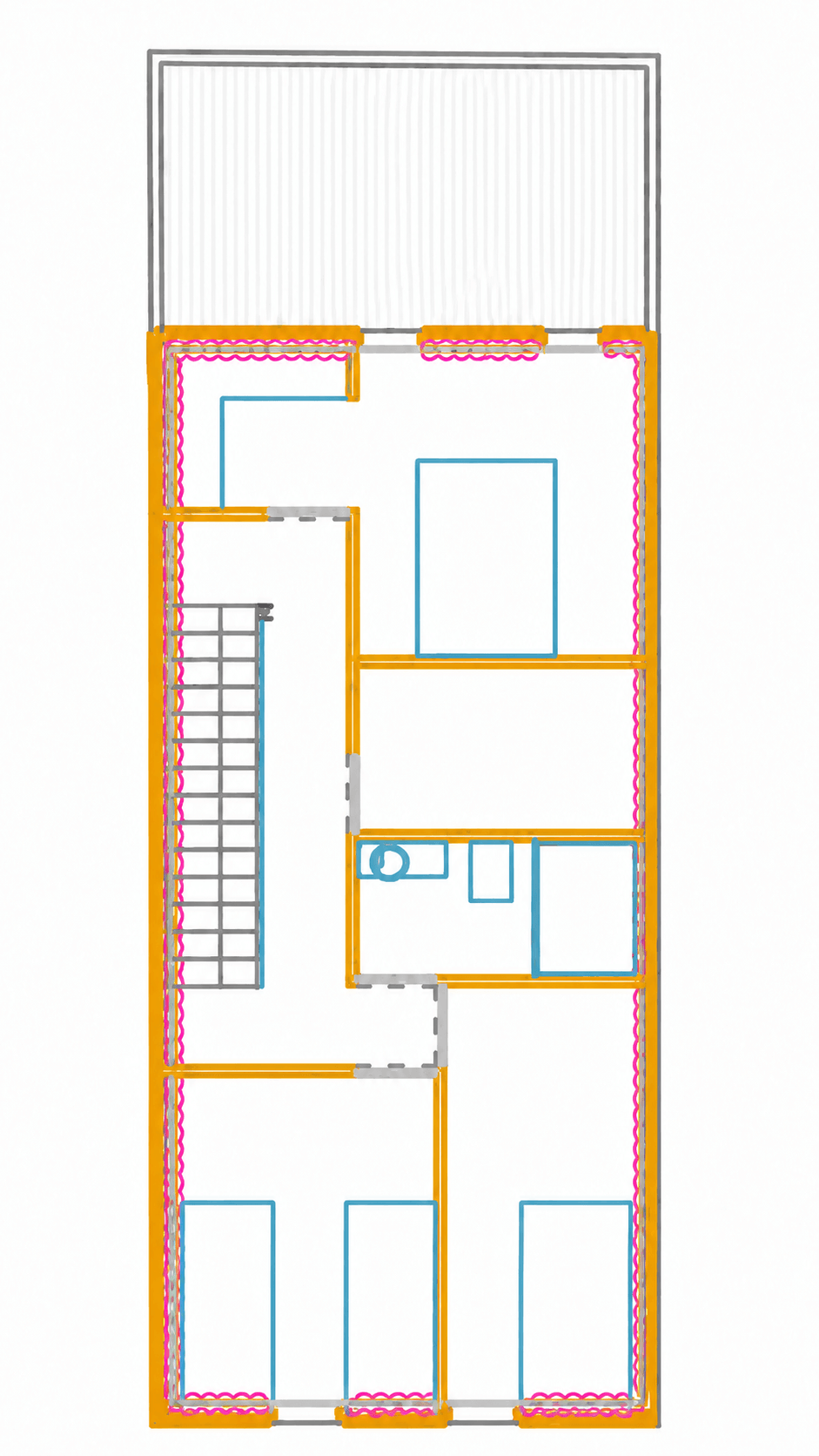 Plano Planta Primera - Vivienda B