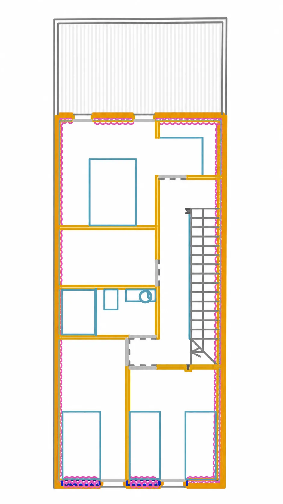 Plano Planta Primera - Vivienda C